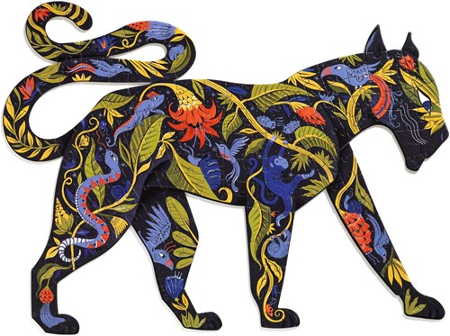 Djeco puzzle Black Panther 150 pieces - FSC cardboard - kids jigsaw