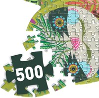 Djeco puzzle sloth - 500 pieces kids jigsaw puzzle-2