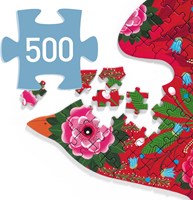 Djeco puzzle bird 500 pieces - FSC MIX - colorful toy-2