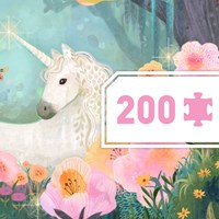 Djeco puzzle kids jigsaw 200 pieces - The edge of the woods-2