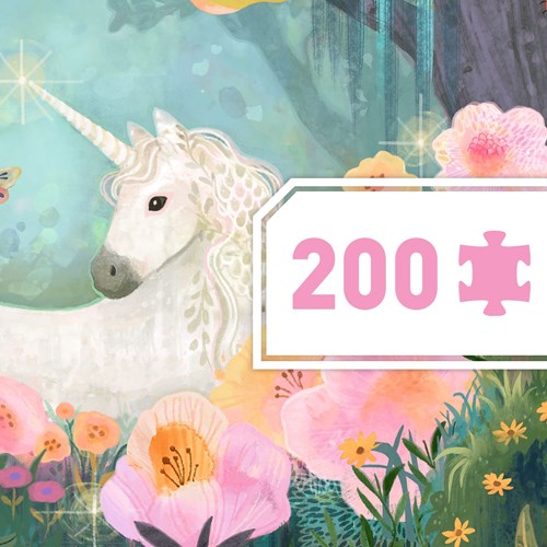 Djeco puzzle kids jigsaw 200 pieces - The edge of the woods-2