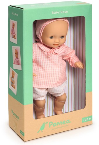 Djeco baby doll 32 cm Rose - doll for children-3