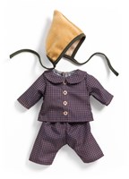 Djeco doll clothing Ambre - cotton outfit set for baby dolls