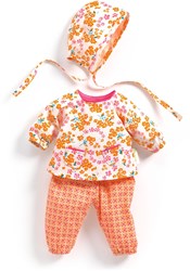 Djeco clothing Hanako - doll outfit with floral print