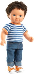 Djeco boy doll Fred - 32 cm vinyl sleeping eyes POMEA collection