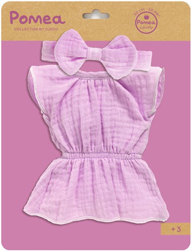 Djeco doll clothing set POMEA Tenue Violette - doll accessories-3