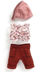 Djeco doll clothing Burgundy - stylish outfit for dolls
