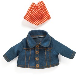 Djeco doll clothing - blue jacket for dolls - Djeco toy jacket