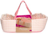 Djeco accessories bassinet Pink Lines doll bed cotton-3