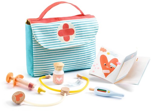 Djeco doctor accessories FSC 100% playset for children