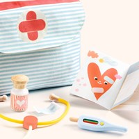 Djeco doctor accessories FSC 100% playset for children-2