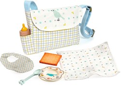 Djeco accessories Mealtime set - FSC wooden doll accessories