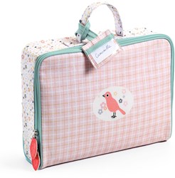 Djeco accessories doll suitcase - sturdy travel case for dolls