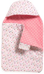 Djeco accessories baby nest flowers - doll sleeping bag cotton