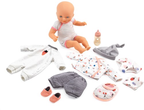 Djeco doll suitcase POMEA Baby POMEA La valise de Vanille toy-3