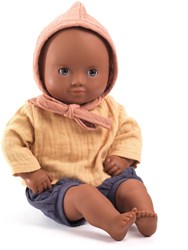 Djeco dolls 32 cm baby doll Mimosa - soft doll with sleepy eyes