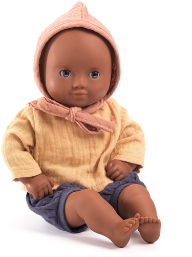 Djeco dolls 32 cm baby doll Mimosa - soft doll with sleepy eyes