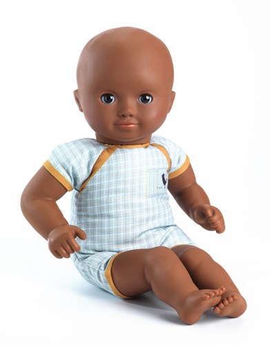 Djeco dolls 32 cm baby doll Mimosa - soft doll with sleepy eyes-2