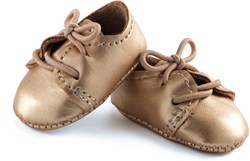 Djeco doll clothing Gold shoes for baby dolls accessory