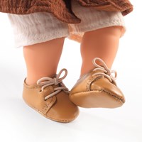 Djeco doll clothing Brown shoes for baby doll accessory-2