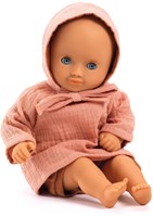 Djeco doll clothing Peach - cotton outfit for baby dolls-2