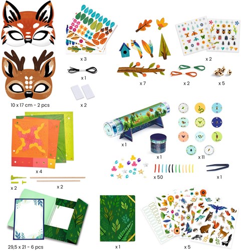Djeco multi-activity box Nature - craft set FSC MIX-2