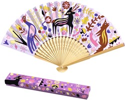 Djeco creative fan to color - Woodland Beauty 6+ FSC MIX