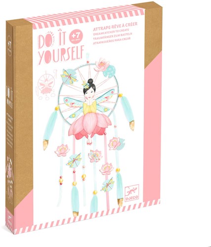 Djeco craft set dreamcatcher Lotus Fairy - creative kit for kids-3