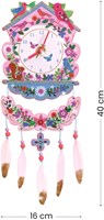 Djeco craft set clock - creative kit with transfer stickers