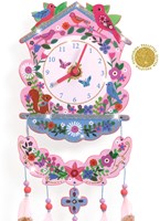 Djeco craft set clock - creative kit with transfer stickers-2