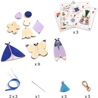 Djeco craft set Butterflies - creative jewelry making for kids-3