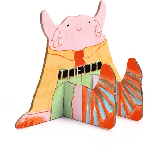 Djeco craft set Team monsters - creative toy FSC cardboard-2