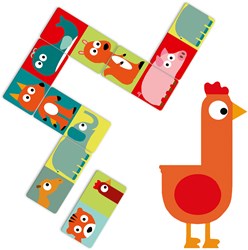 Djeco educational game Domino Animo-puzzle FSC MIX animals