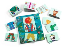 Djeco Mix & Match Modanimo animal puzzle toy