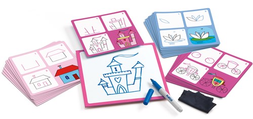Djeco drawing set Step by Step Joséphine and Co - educational toy