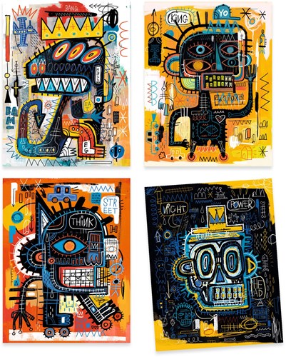 Djeco art puzzle Brooklyn - Basquiat for kids