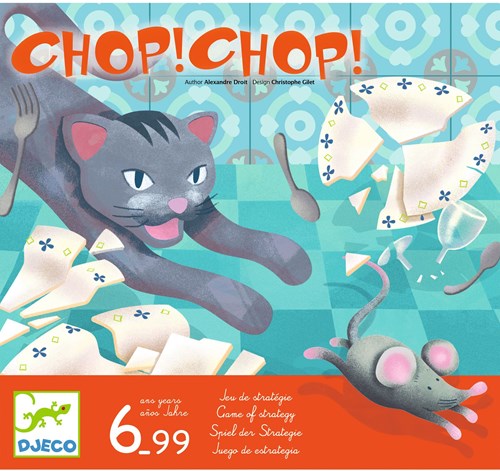 Djeco board game Chop Chop - tactical family game cat mouse-3