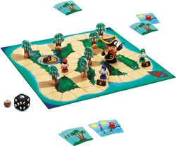 Djeco board game Big Pirate - strategic kids game FSC MIX