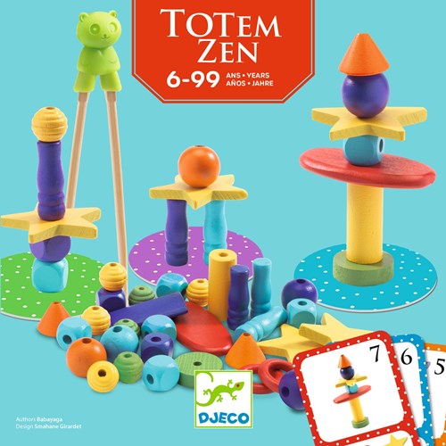 Djeco skill game Totem Zen - FSC wooden toy for kids-3