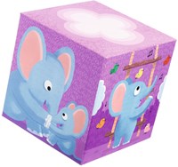 Djeco wooden blocks Rainbow blocks - colorful stacking cubes FSC-3
