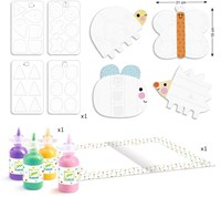 Djeco finger paint set for kids - magical small shapes-3
