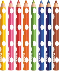 Djeco colouring pencils 8 pieces for kids - FSC wood