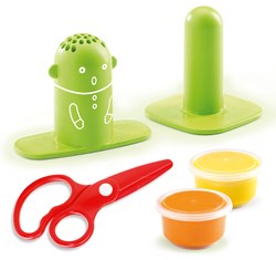 Djeco clay Hairdressing workshop - creative hairdresser playset for kids