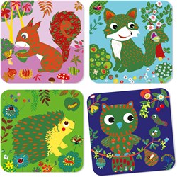 Djeco Scratch Drawings Country Creatures - FSC MIX - Creative Toy