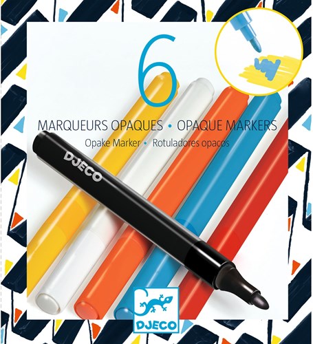 Djeco creative marker set - Street Art - 6 pieces-3