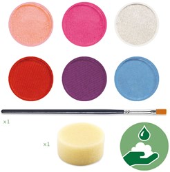 Djeco face paint palette - 6 color kids make-up set - Sweet