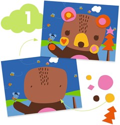 Djeco creative toy box The Mouse and Friends - multi-activity FSC set
