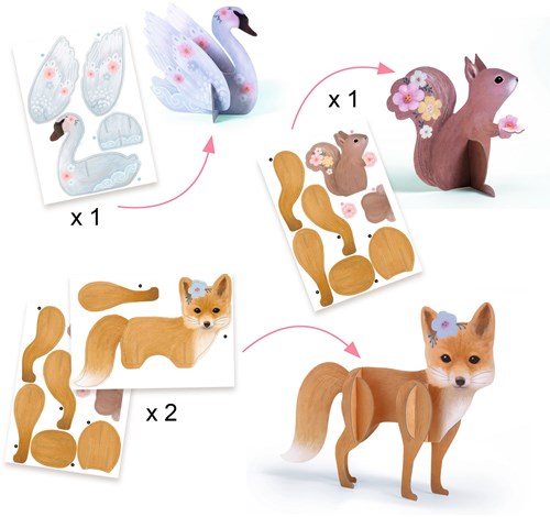 Djeco creative toy set multi activities fluffy box markers-2