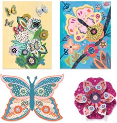 Djeco creative craft set Flower Box - multi-activity box flowers