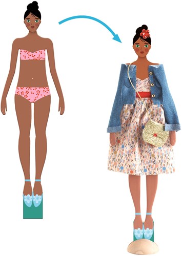 Djeco fashion toy La mode by Marie - creative crafting fun-2